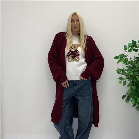 Cardigan lungo senza bottoni SUBLIME